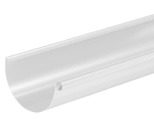 Водосток Aquasistem, система 125x90 - Водосточный желоб 3.00м RAL 9003 Белый купить в Тамбове