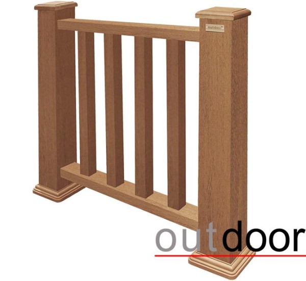 Ограждение из ДПК Outdoor Классик 3D STORM дуб купить в Тамбове