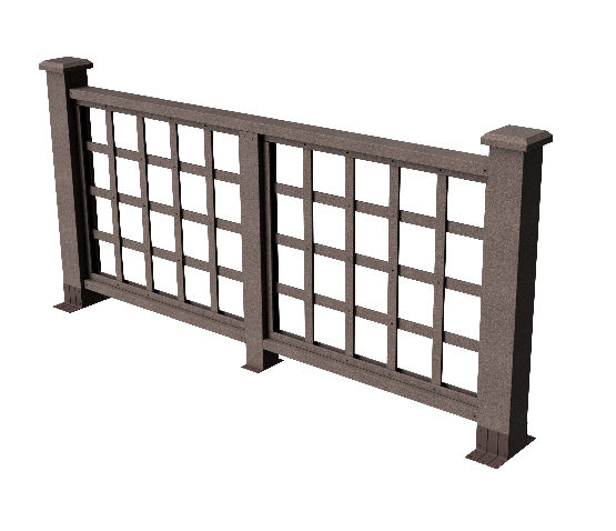 Ограждения декоративное ДПК GRINDERDECO Дувр венге купить в Тамбове
