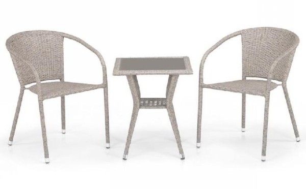 Комплект плетеной мебели AFINA из иск. ротанга T25C/Y137C-W85 Latte 2Pcs купить в Тамбове
