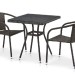 Комплект плетеной мебели AFINA из иск. ротанга T282BNT/Y137C-W53 Brown 2Pcs купить в Тамбове