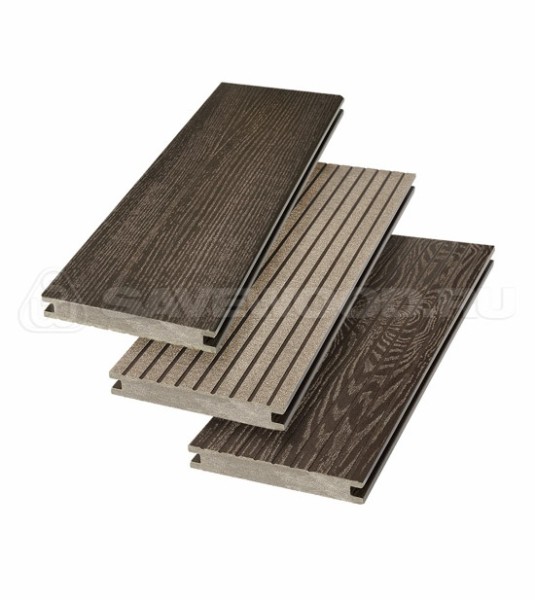 Террасная доска SW Fraxinus (R) полнотелая «SaveWood» Темно-коричневый купить в Тамбове