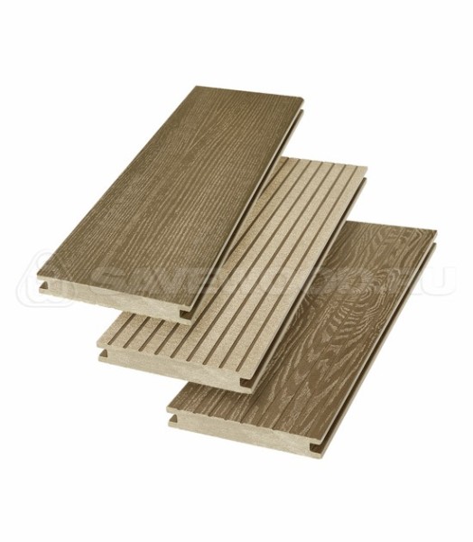 Террасная доска SW Fraxinus (R) полнотелая «SaveWood» Тик купить в Тамбове