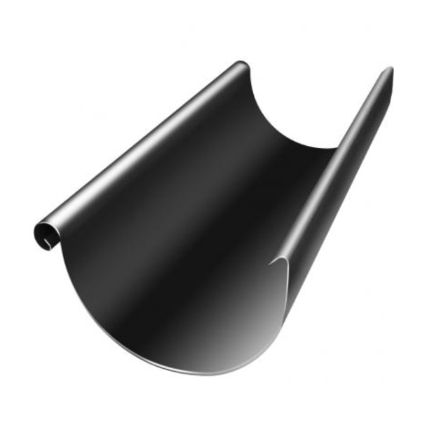 Водосток Grand Line 125x90 – Желоб 3м RAL 9005 купить в Тамбове