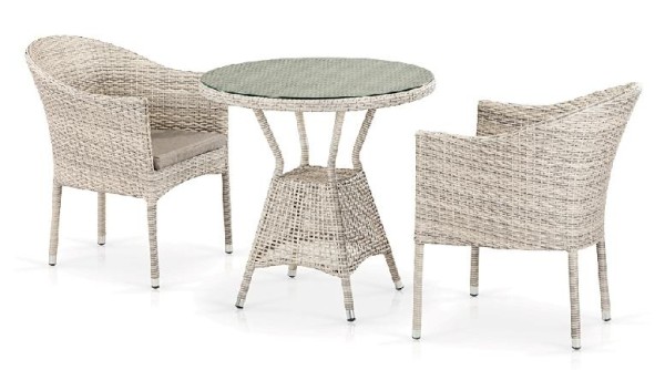 Комплект плетеной мебели AFINA из иск. ротанга T705ANT/Y350-W85 Latte 2Pcs купить в Тамбове
