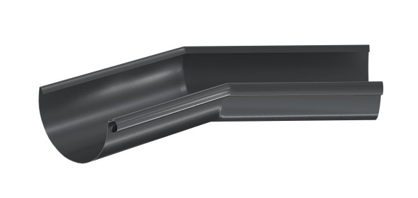 Водосток Aquasistem, система 150x100 - Угол желоба,внутренний 135° RR 23 Маренго купить в Тамбове