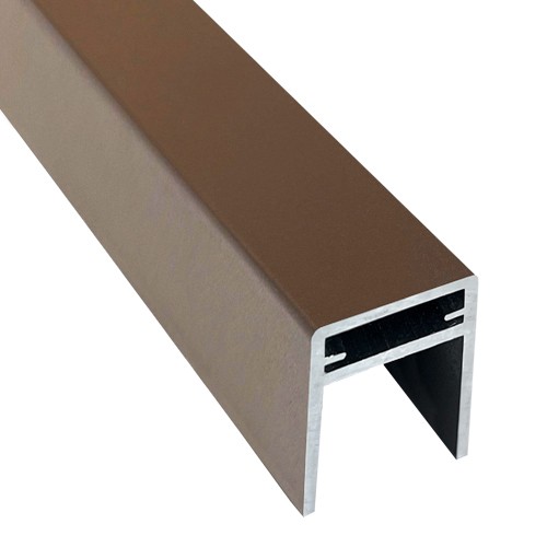 П-профиль Алюминиевый EasyDecking 35x25 Венге купить в Тамбове