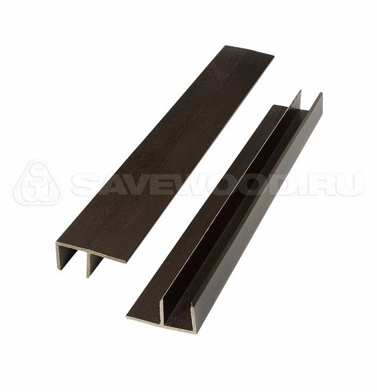 F-профиль ДПК Savewood – Тёмно-коричневый купить в Тамбове