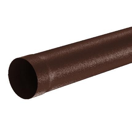 Водосток Aquasistem, Система 150/100 - Труба водосточная 1.00м RAL 8017 Коричневый matt купить в Тамбове