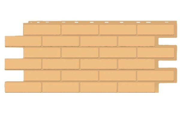 Фасадная панель T-Siding Кирпич Модерн Эко Крем купить в Тамбове