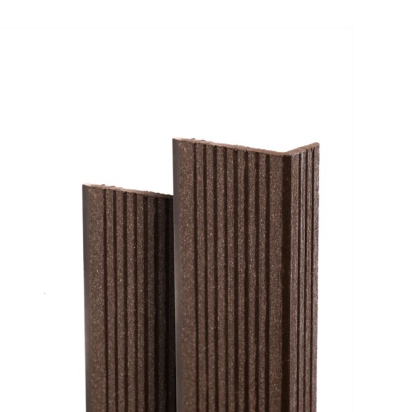 Угол торцевой Ecodecking Техно 70х35x3000 Шоколад купить в Тамбове