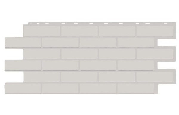 Фасадная панель T-Siding Кирпич Модерн Эко Уайт купить в Тамбове