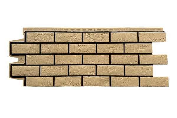 ФП Grand Line состаренный кирпич премиум Песочный (шов RAL 9005) купить в Тамбове