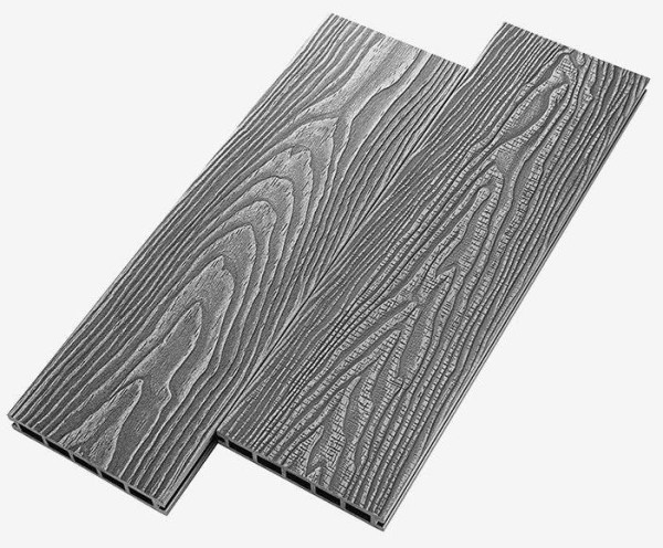 Террасная доска из ДПК RusDecking Unodeck Vintage - Серый купить в Тамбове