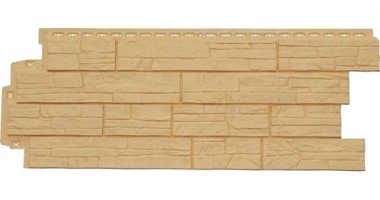 Фасадная панель Grand Line Сланец песочный купить в Тамбове