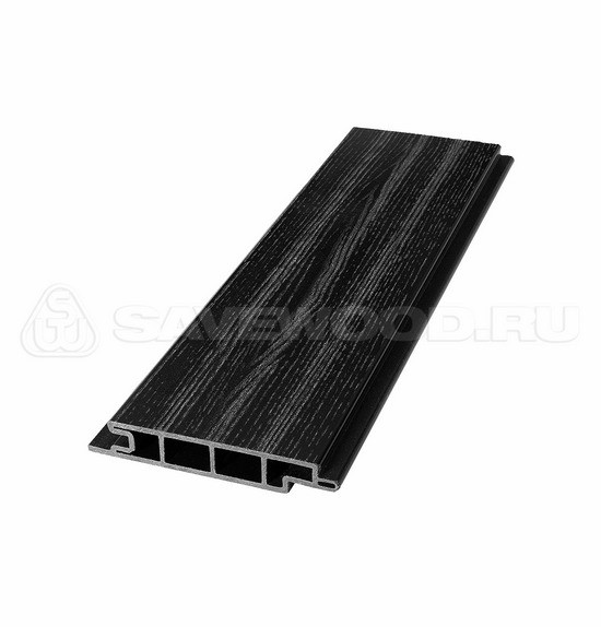 Террасная доска из ДПК SW Padus радиальный распил «SaveWood» черный купить в Тамбове