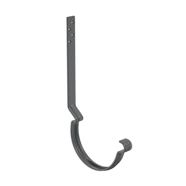 Водосток Aquasistem, система 125x90 - Крюк крепления желоба удлиненный RR 23 Маренго купить в Тамбове